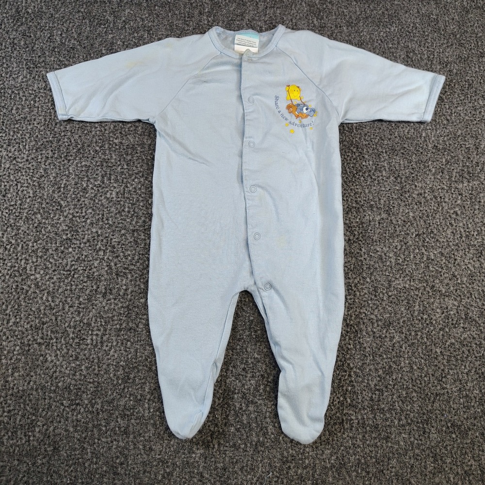 Vtg Care bears one piece 0/3 months